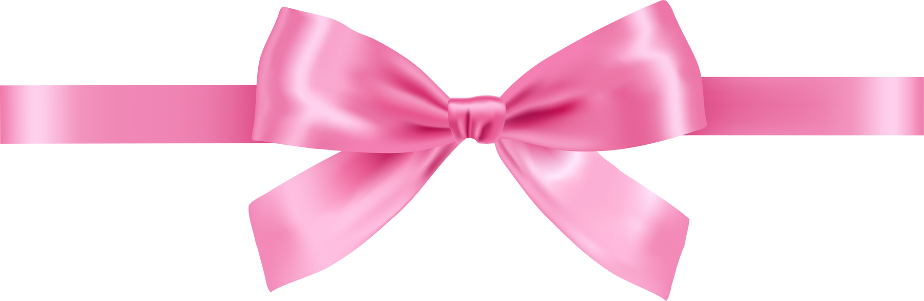 Pink bow 3d